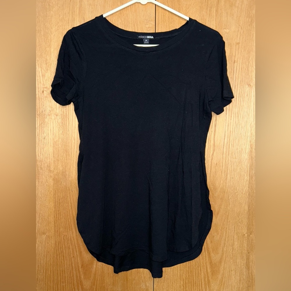 Long black t-shirt